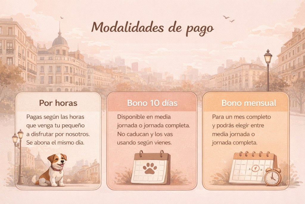 guarderia canina chamberí precio